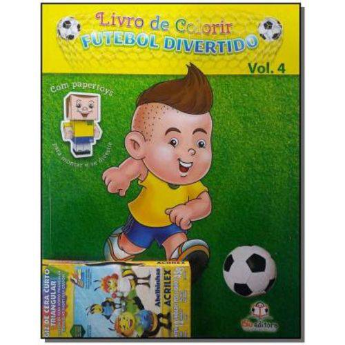 Livro de Colorir - Futebol Divertido - Vol.4