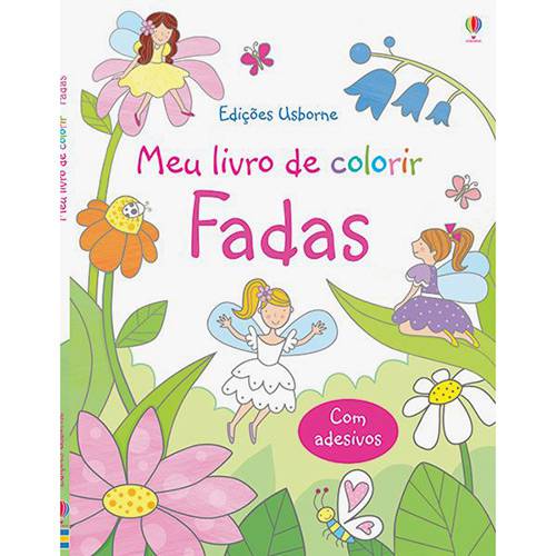 Livro de Colorir Infantil - Fadas - 1ª Edição