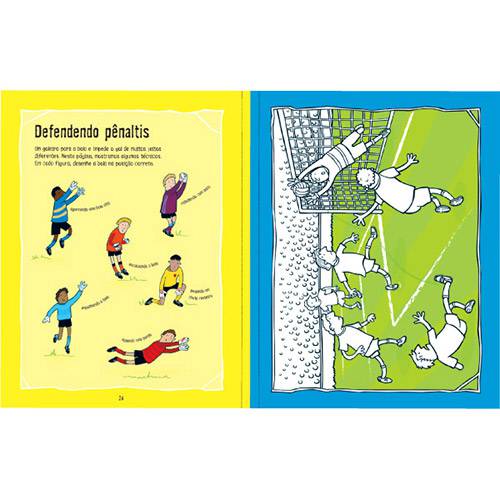 Livro de Colorir Infantil - Futebol - 1ª Edição