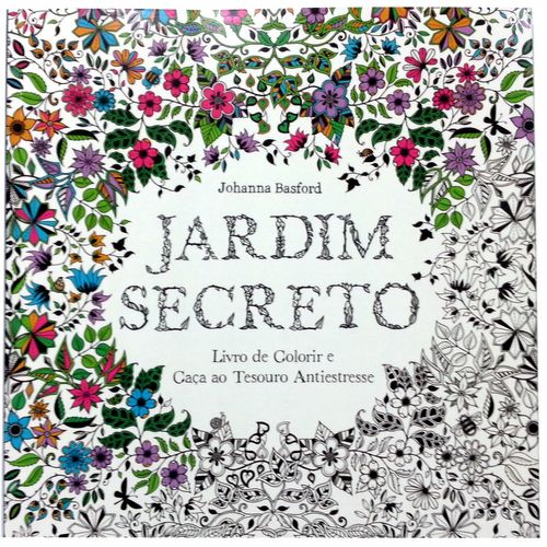 Livro de Colorir Jardim Secreto - Arte Antiestresse 1021641