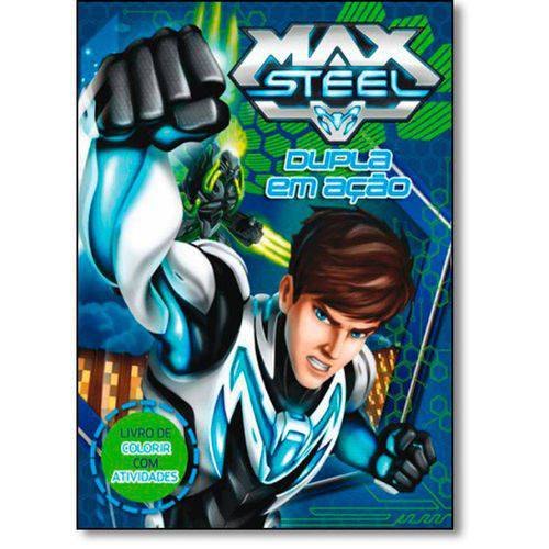 Livro de Colorir Max Steel Dupla em Ação - Ciranda Cultural