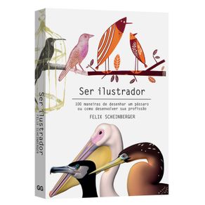 Livro de Desenho - Ser Ilustrador - 100 Maneiras de Desenhar um Pássaro ou Como Desenvolver Sua Profissão