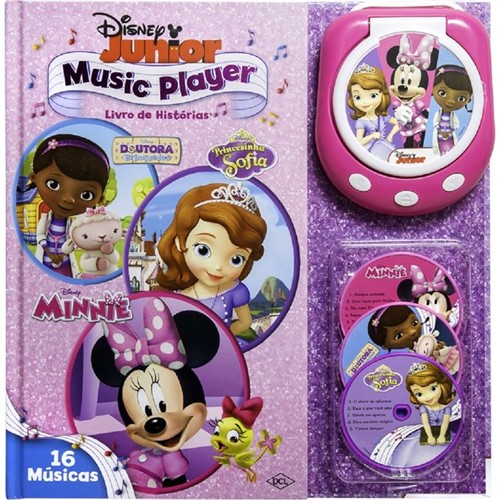 Livro de Histórias - Music Player Disney Junior - EDITORA DCL