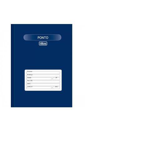 Livro de Ponto Capa Dura Pequeno 2 Assinaturas 160 Folhas Tilibra