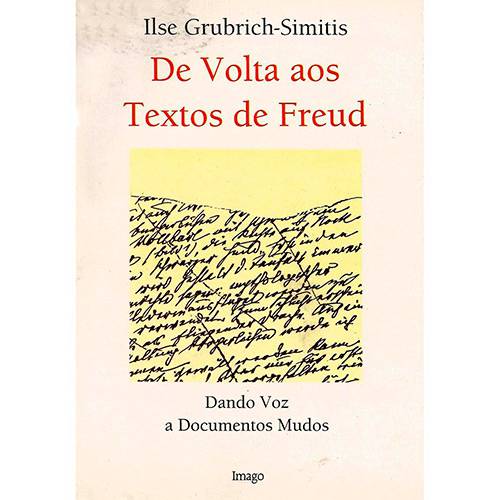 Livro - de Volta Aos Textos de Freud