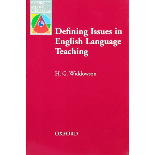 Livro - Defining Issues In English Language Teaching
