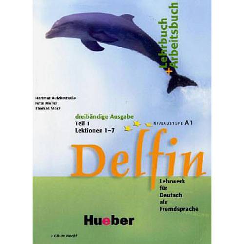 Livro - Delfin: Lehrbuch + Arbeitsbuch Teil 1 - Lektionen 1-10 Niveaustufe A1