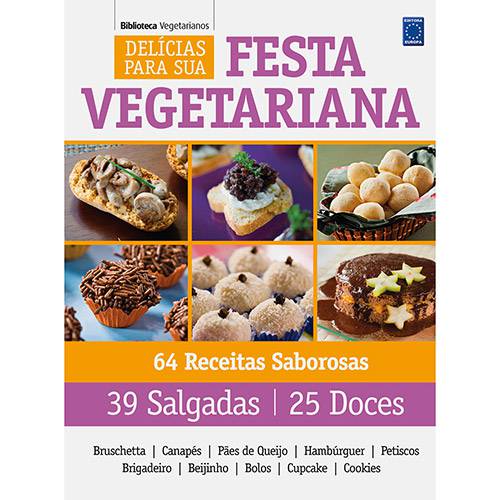 Livro - Delícias para Sua Festa Vegetariana