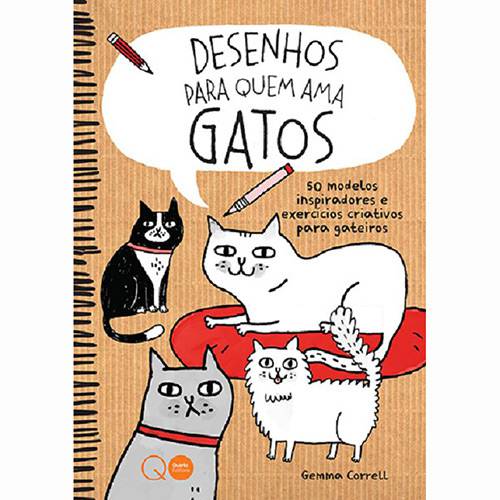 Livro - Desenhos para Quem Ama Gatos