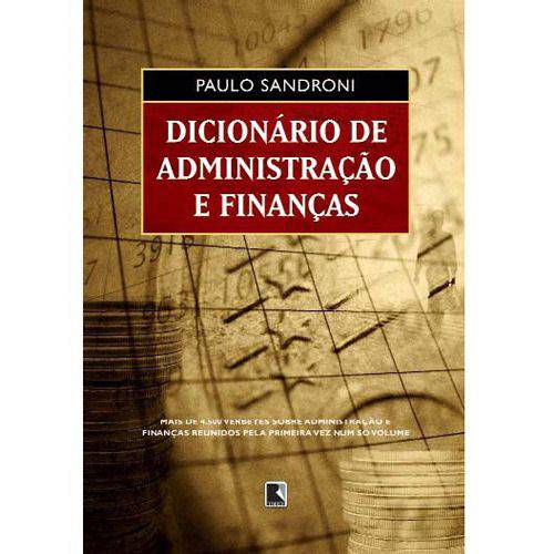 Livro - Dicionário de Administração e Finanças