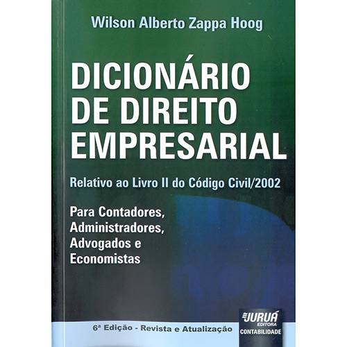 Livro - Dicionário de Direito Empresarial
