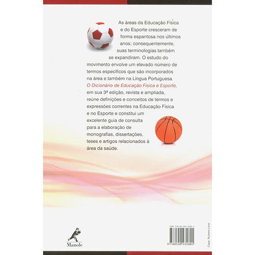 Livro - Dicionário de Educação Física e Esporte