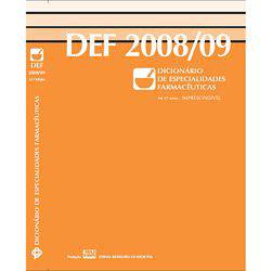 Livro - Dicionário de Especialidades Farmacêuticas 2008/2009
