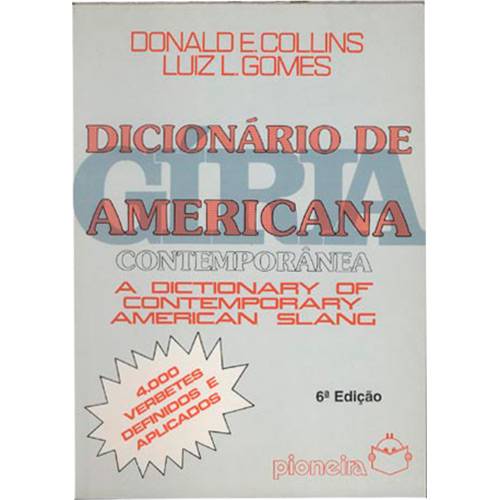 Livro - Dicionário de Gíria Americana Contemporânea