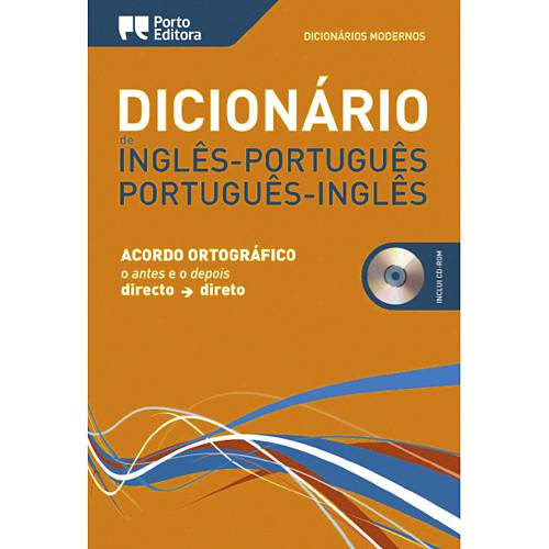 Livro - Dicionário de Inglês-Português Português-Inglês - com CD-ROM
