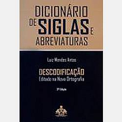 Livro - Dicionário de Siglas e Abreviaturas