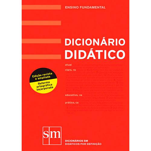 Livro - Dicionário Didático - Ensino Fundamental - com a Nova Ortografia