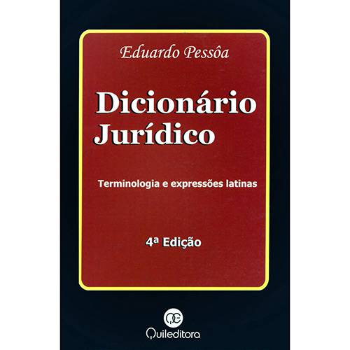 Livro - Dicionário Jurídico