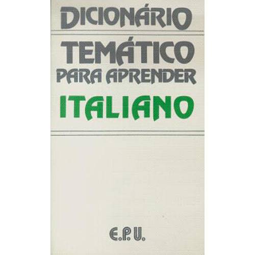 Livro - Dicionário Temático para Aprender Italiano