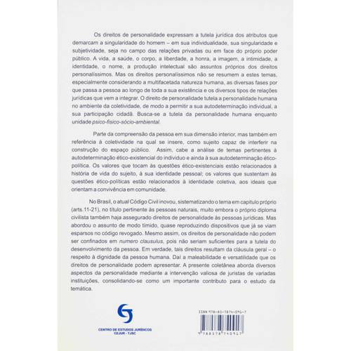 Livro - Dimensões Jurídicas da Personalidade na Ordem Constitucional Brasileira