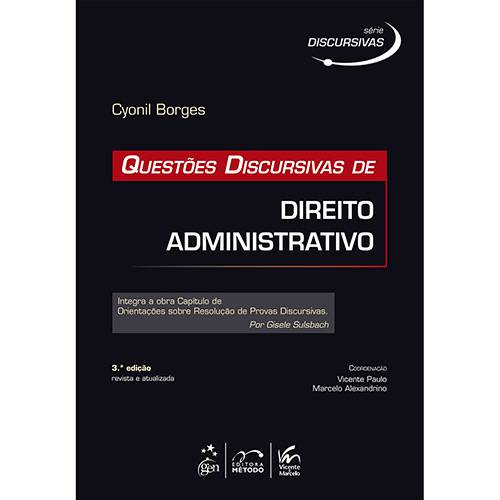 Livro - Direito Administrativo: Série Questões Discursivas