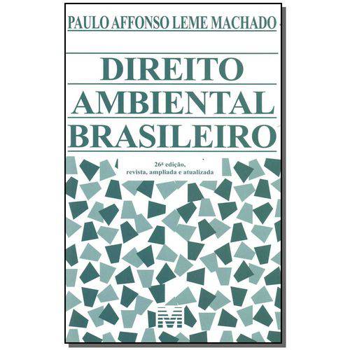 Livro - Direito Ambiental Brasileiro - 26ed/18