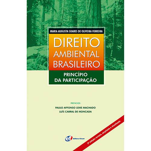 Livro - Direito Ambiental Brasileiro: Princípio da Participação