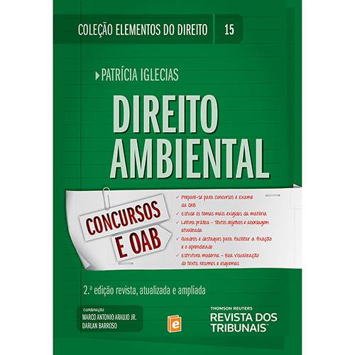 Livro - Direito Ambiental - Coleção Elementos do Direito - Vol. 15