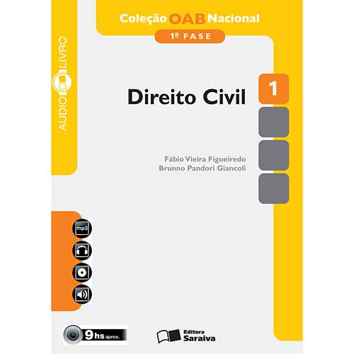 Livro - Direito Civil - Coleção OAB Nacional - 1ª Fase - Audiolivro