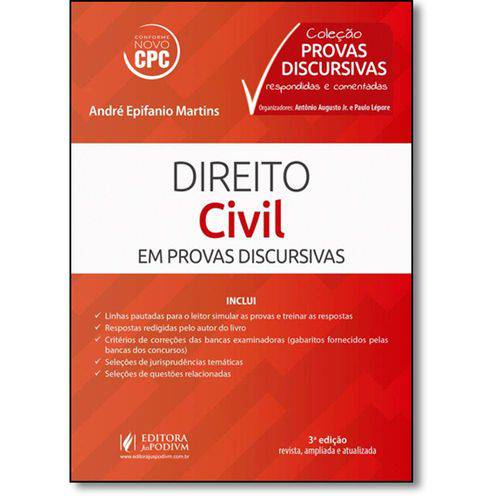 Livro - Direito Civil - Coleção Provas Discursivas Respondidas e Comentadas