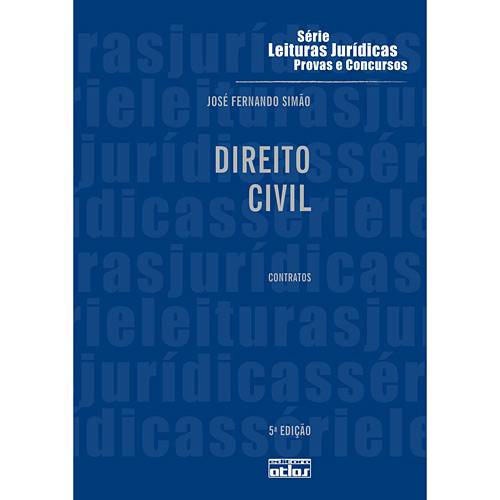 Livro - Direito Civil - Série Leituras Jurídicas - Provas e Concursos