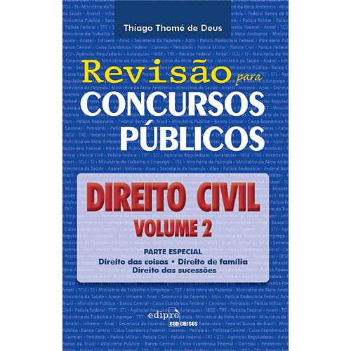Livro - Direito Civil Vol. 2 - Revisão para Concursos Públicos