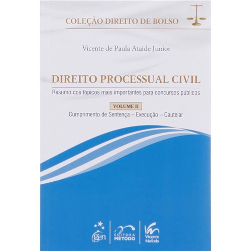 Livro - Direito Processual Civil: Coleção Direito de Bolso - Vol. II