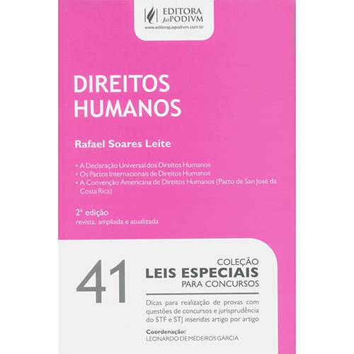 Livro - Direitos Humanos - Coleção Leis Especiais para Concursos - Vol. 41