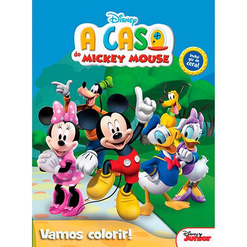 Livro - Disney a Casa do Mickey Mouse - Vamos Colorir!
