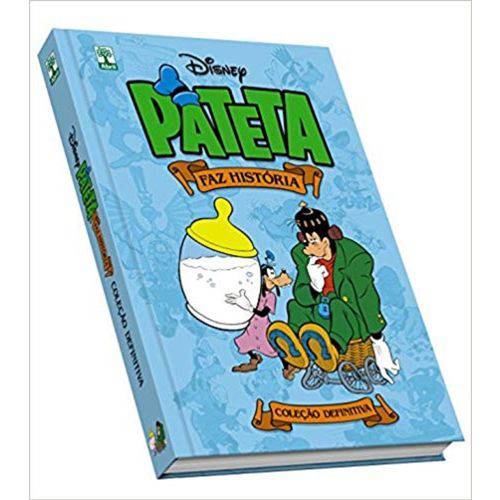 Livro Disney Azul Pateta Faz Historia - Capa Dura 360 Páginas