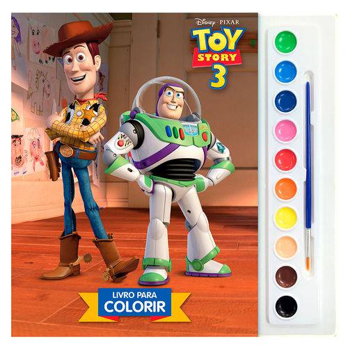Livro Disney - Coleção Aquarela - Toy Story 3 - Dcl