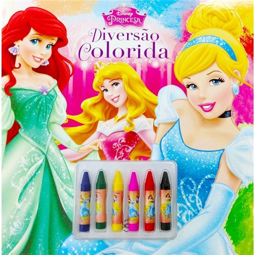 Livro Disney - Diversão Colorida - Princesas - EDITORA DCL