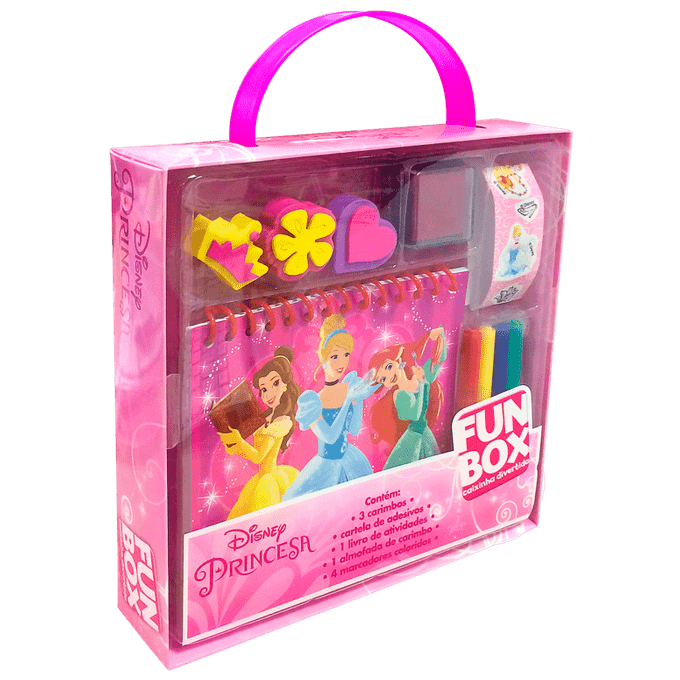 Livro Disney Fun Box Caixinha Divertida - Princesas - EDITORA DCL