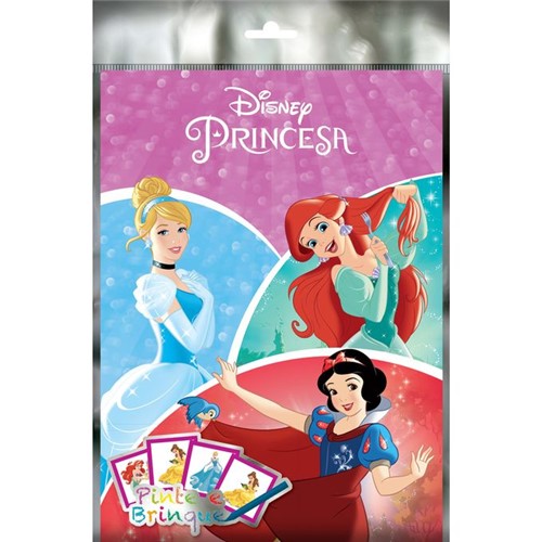 Livro Disney - Kit Pinte e Brinque - Princesas - EDITORA DCL