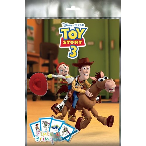 Livro Disney - Kit Pinte e Brinque - Toy Story 3 - EDITORA DCL