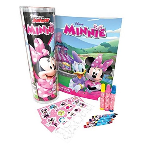 Livro Disney - Tubo Histórias e Livro para Colorir Minnie - EDITORA DCL