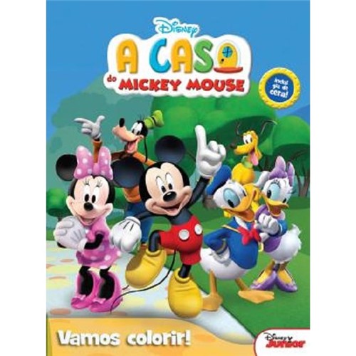 Livro Disney - Vamos Colorir - a Casa do Mickey Mouse - EDITORA DCL