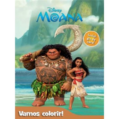 Livro Disney - Vamos Colorir - Moana - EDITORA DCL