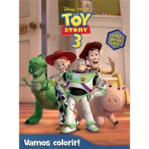 Livro Disney - Vamos Colorir - Toy Story 3 - EDITORA DCL
