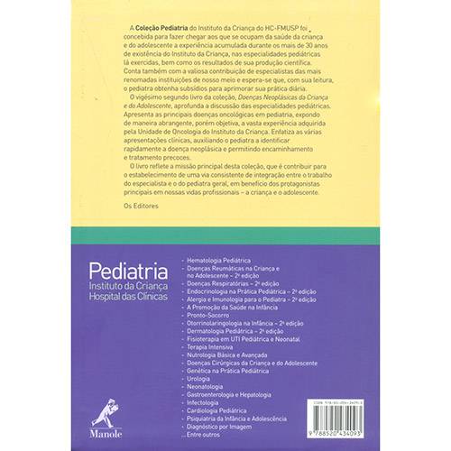 Livro - Doenças Neoplásicas da Criança e do Adolescente - Coleção Pediatria Instituto da Criança Hospital das Clínicas