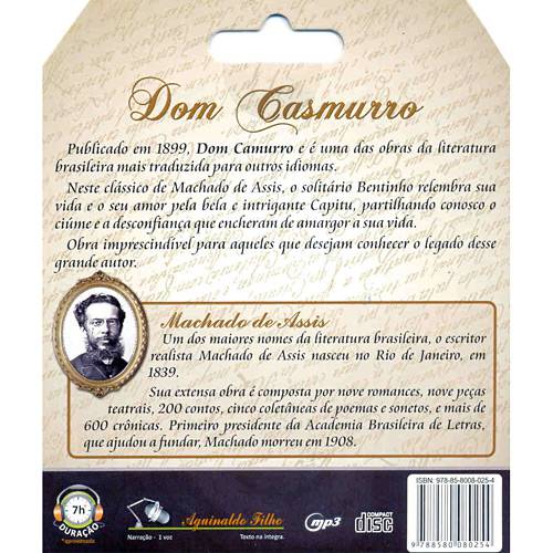 Livro - Dom Casmurro - Audiolivro