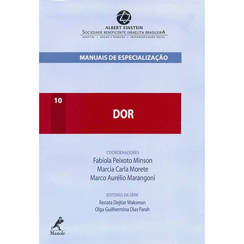 Livro - Dor: Manuais de Especialização - Vol. 10