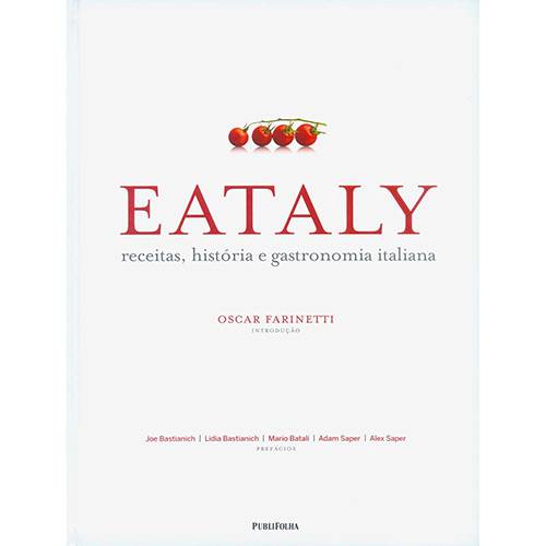 Livro - Eataly: Receitas, História e Gastronomia Italiana