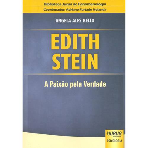 Livro - Edith Stein: a Paixão Pela Verdade